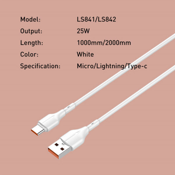 25w Fast Charging Data Cable - Image 5