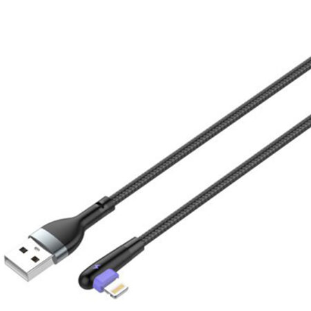 90 Angle 2.4A USB3.0 Data cable Efficiency Charging Cable - Image 3