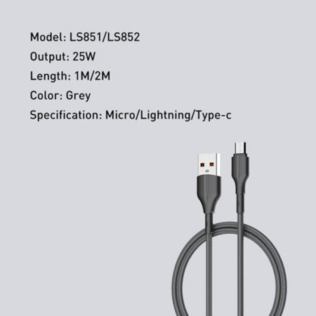 25WA Fast Charging USB3.0 Data Cable - Image 5