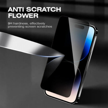 Dust free Privacy Screen protector Tempered Glass for iPhone - Image 3