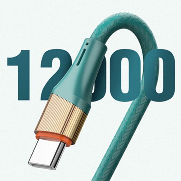30W Charging Cable USB3.0 Nylon Data Cable - Image 3