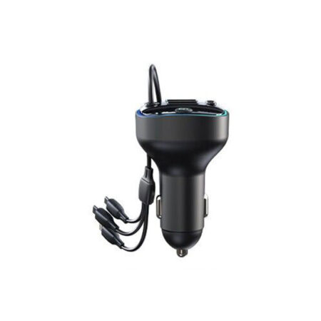 Bluetooth 5.3 FM Transmitter, Dual USB 3.1A, Ambient Light, U Disk - Image 2