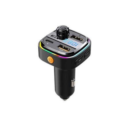 Car Bluetooth 5.3 FM Transmitter, Dual USB 3.1A/1A, Ambient Lighting, Hands-Free Calling - Image 4