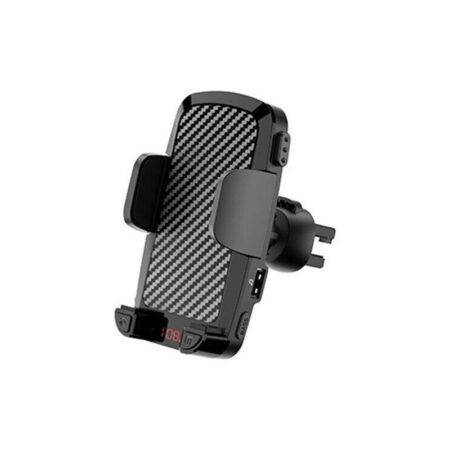 Bluetooth 5.3 Car Phone Holder - Dual USB, MP3, LED Display, FM, Hands-Free - Image 2