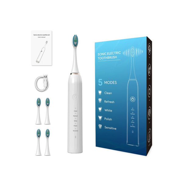 Electric Toothbrush with Double-gear magnetic levitation sonic motor | 5 Modes - Image 4