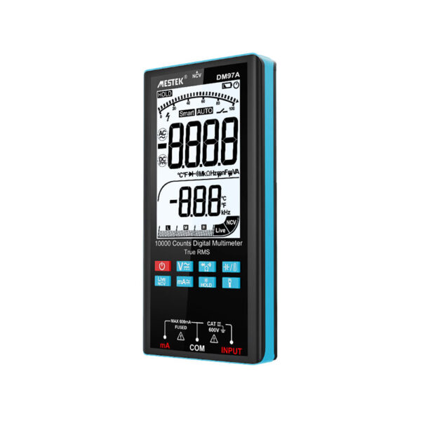 Auto Range Multimeter - 10000 Counts, Large Screen, Non-Contact AC Voltage