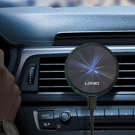 Magnetic Wireless Car Phone Holder: 15W Fast Charging, Convenient and Secure - Image 5