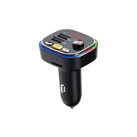 Car Bluetooth 5.3 FM Transmitter, Dual USB 5V 3.1A/1A, MP3 WAV, Ambient Sound - Image 2