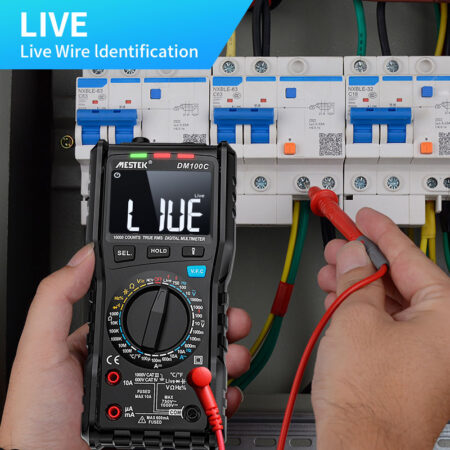 Digital Multimeter NCV Voltage Current Tester - Manual/Automatic, True RMS - Image 2