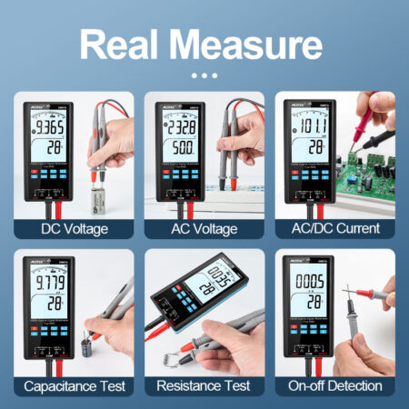 Auto Range Multimeter - 10000 Counts, Large Screen, Non-Contact AC Voltage - Image 2