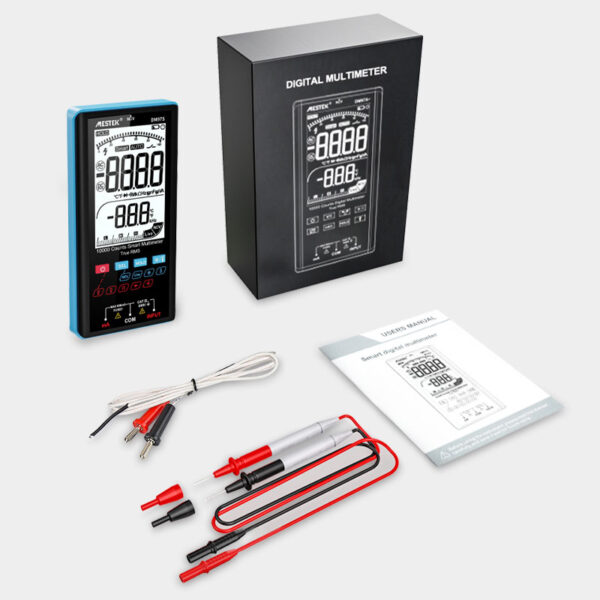 Smart Range Multimeter - 10000 Counts, Big Screen, Non-Contact AC Voltage - Image 5