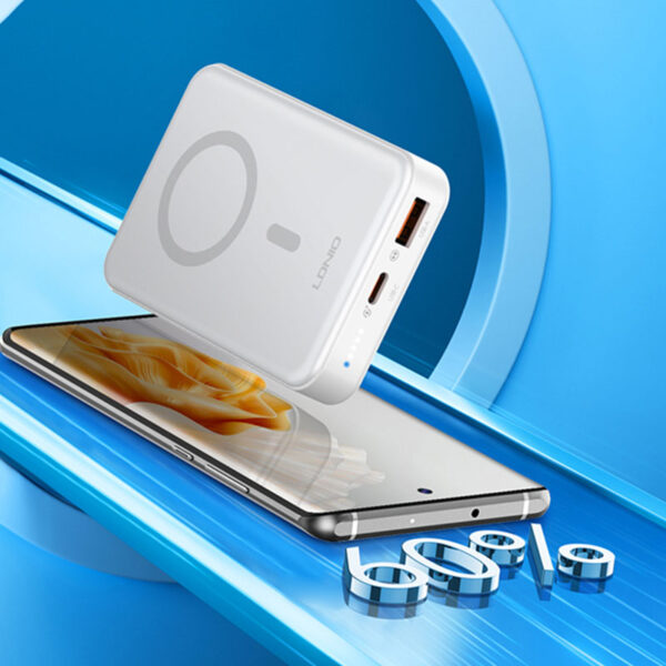 Compact 10,000mAh Power Bank - USB-C PD, USB-A QC, Wireless Charging (22.5W) - Image 2