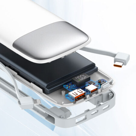 10,000mAh Power Bank - USB-C PD, Lightning, QC Outputs (22.5W) - Image 2