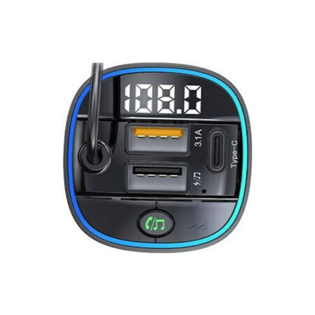 Bluetooth 5.3 FM Transmitter, Dual USB 3.1A, Ambient Light, U Disk - Image 3