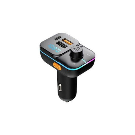Car  Bluetooth 5.3 FM Transmitter, Dual USB 3.1A/1A, Ambient Lighting, TF Card Support - Image 3
