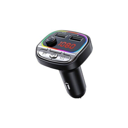 Car Bluetooth 5.3 FM Transmitter, Dual USB 5V 3.1A/1A, Ambient Lighting, TF Card Support - Image 3