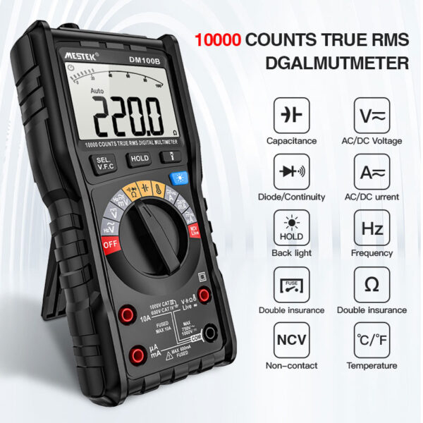 Professional Auto Range Digital Multimeter - Precision & Reliability - Image 5