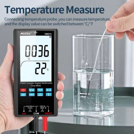 Auto Range Multimeter - 10000 Counts, Large Screen, Non-Contact AC Voltage - Image 3