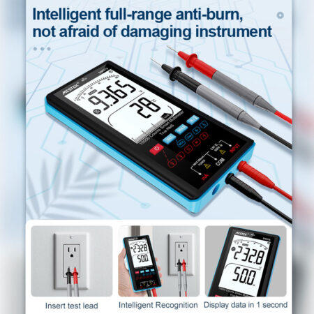 Smart Range Multimeter - 10000 Counts, Big Screen, Non-Contact AC Voltage - Image 4