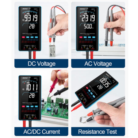 10000 Counts Smart Multimeter, Large Color Screen, Non-contact AC, Flashlight - Image 5