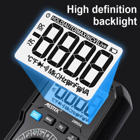Smart Multimeter, High Precision, Manual Range, 1999 Counts - Image 3