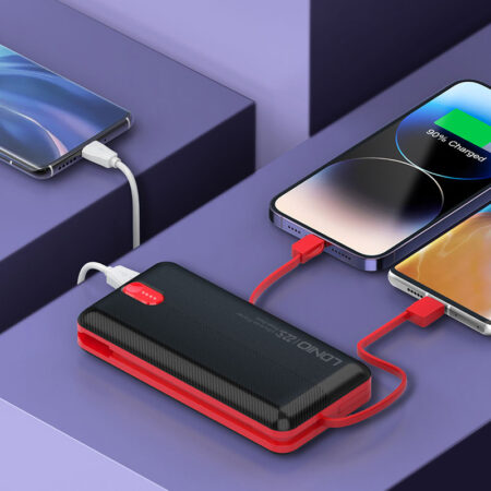 High-Capacity 20000mAh Power Bank - USB-C PD, Lightning, QC (22.5W) - Image 4