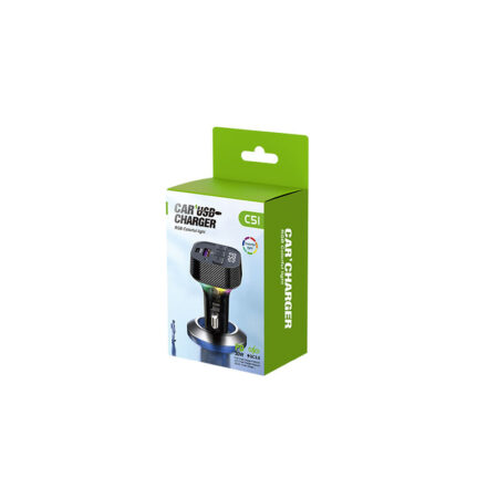 Bluetooth Car FM Transmitter - Rainbow Lighting, USB-C PD30W, MP3 WAV - Image 3