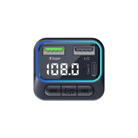 Bluetooth 5.3 FM Transmitter Car Adapter with Dual USB & Type-C Charging - Image 3