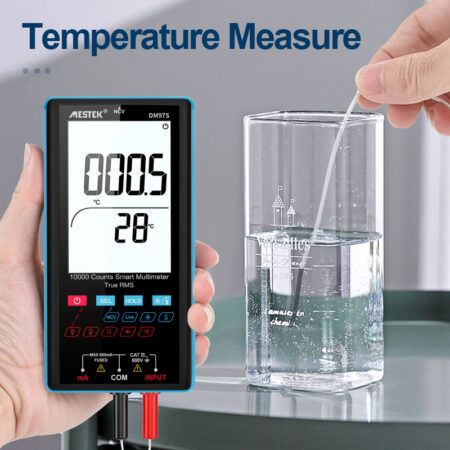 Smart Range Multimeter - 10000 Counts, Big Screen, Non-Contact AC Voltage - Image 3