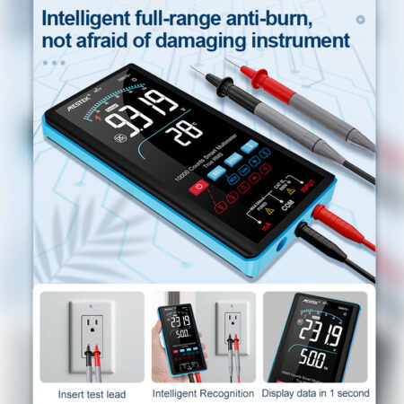 10000 Counts Smart Multimeter, Large Color Screen, Non-contact AC, Flashlight - Image 4