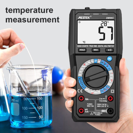 Digital Multimeter Tester AC/DC Volt Amp Ohm Diode Continuity Ammeter Voltmeter - Image 4