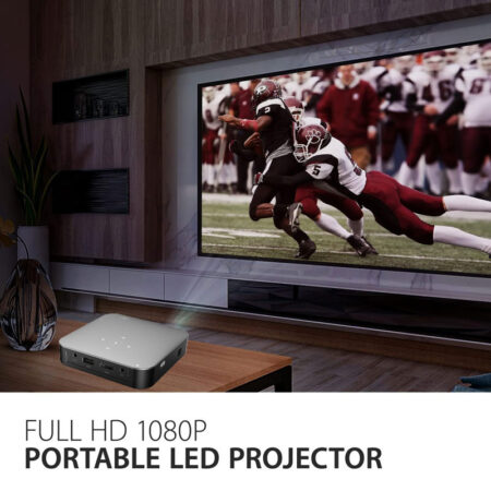 Mini Projector DLPLumens 4K 854x480 HDMI USB 2GB/32GB Airplay Miracast 7500mAh - Image 5