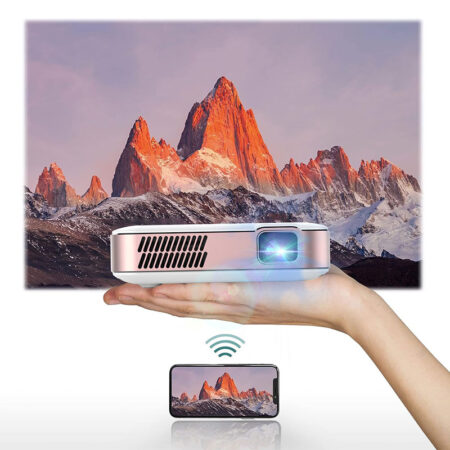 Mini Projector DLP 4K 1280x720 HDMI USB 2GB/32GB Airplay Miracast 10500mAh - Image 3