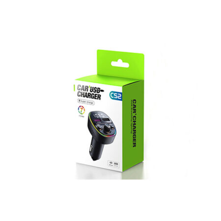 Car FM Transmitter Bluetooth V5.3 - Ambient Light, Dual USB 22.5W - Image 4