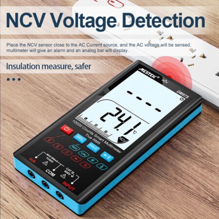 Auto Range Multimeter - 10000 Counts, Large Screen, Non-Contact AC Voltage - Image 5