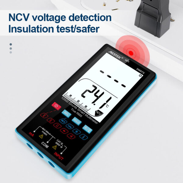 Smart Range Multimeter - 10000 Counts, Big Screen, Non-Contact AC Voltage - Image 2