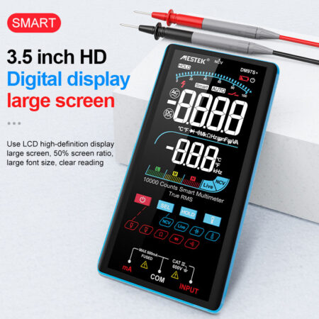 10000 Counts Smart Multimeter, Large Color Screen, Non-contact AC, Flashlight - Image 3