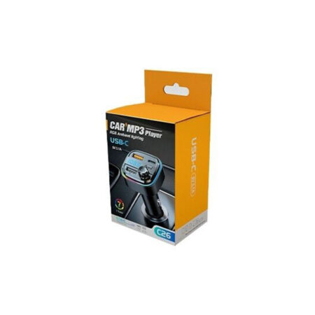 Car Bluetooth 5.3 FM Transmitter, Dual USB 3.1A/1A, Ambient Lighting, Hands-Free Calling - Image 5