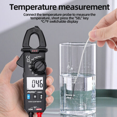 Mini Clamp Multimeter 2000 Counts 100A AC/DC Voltage True-RMS Backlight - Image 6