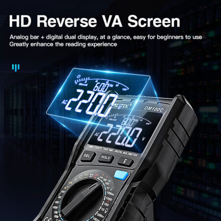 Digital Multimeter NCV Voltage Current Tester - Manual/Automatic, True RMS - Image 6