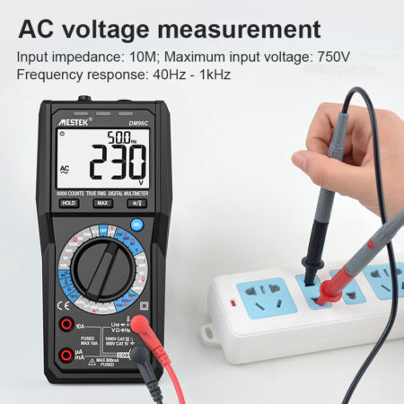 Digital Multimeter Tester AC/DC Volt Amp Ohm Diode Continuity Ammeter Voltmeter - Image 6
