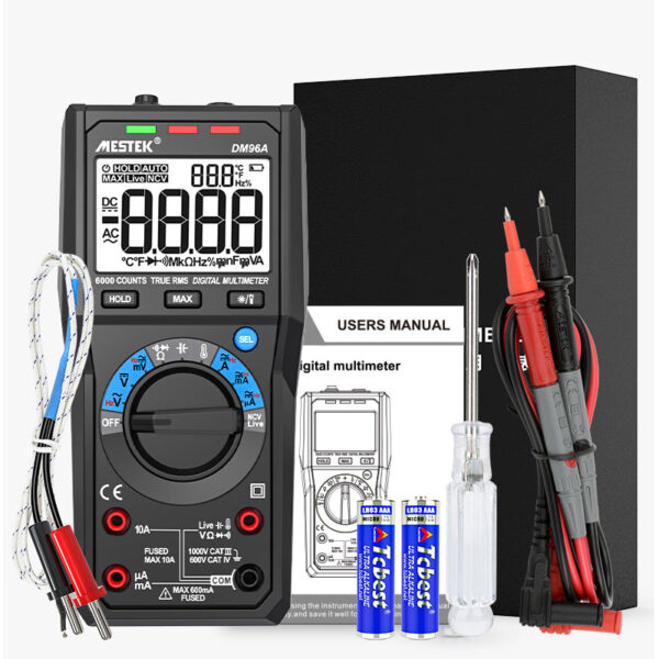 Auto Range Multifunction Multimeter HD LCD Screen NCV Measurement