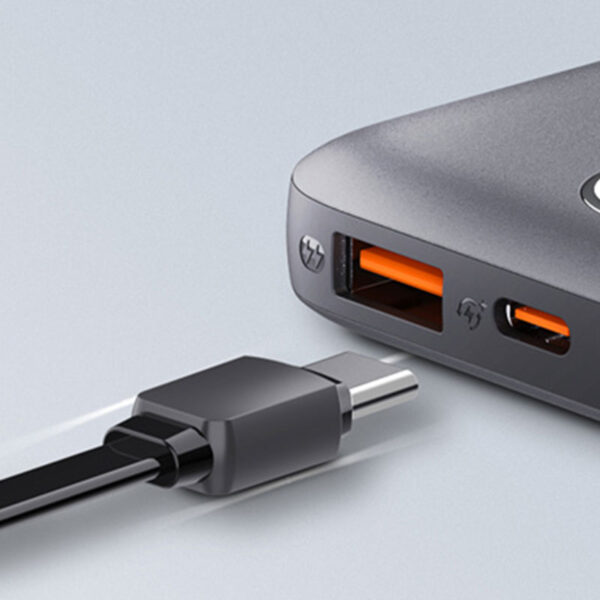 10,000mAh Power Bank with LED Display - USB-C & USB-A Outputs - Image 4