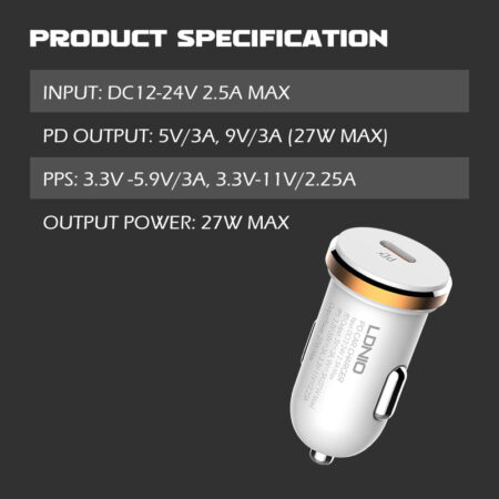 PD27W Car Charger Support PPS/PD3.0 - Image 5