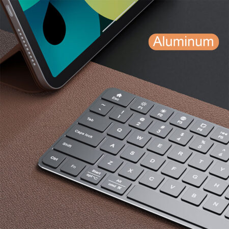 Bluetooth+2.4G Keyboard, Aluminum Alloy, ABS, Oil Painting Case, 500mAh Battery - Image 3