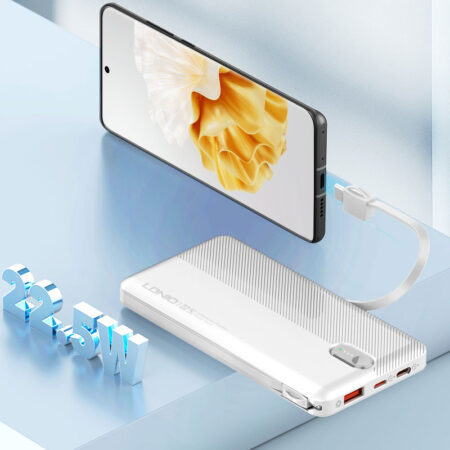 Multi-Output 10000mAh Power Bank - USB-C PD, Lightning, QC (22.5W) - Image 5
