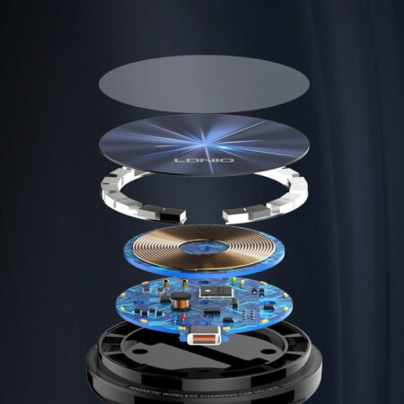 Magnetic Wireless Car Phone Holder: 15W Fast Charging, Convenient and Secure - Image 3