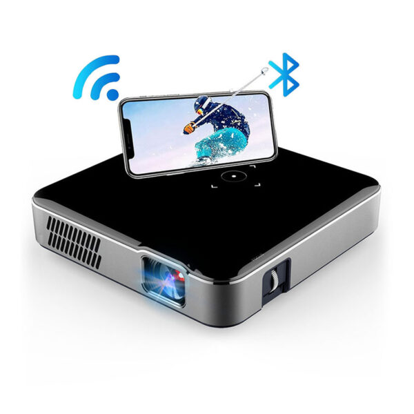 Mini Projector DLPLumens 4K 854x480 HDMI USB 2GB/32GB Airplay Miracast 7500mAh - Image 2