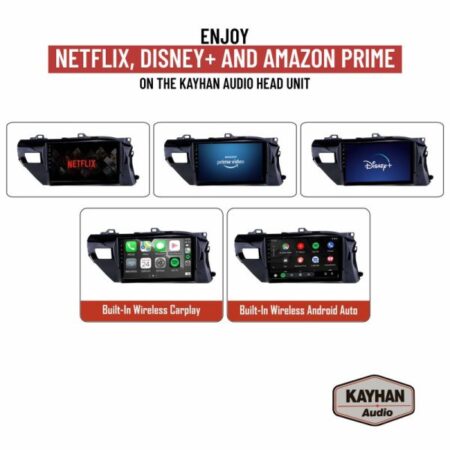 Car Stereo with SatNav for TOYOTA Hilux 2015-2023 | V6 | 9″ inch - Image 10