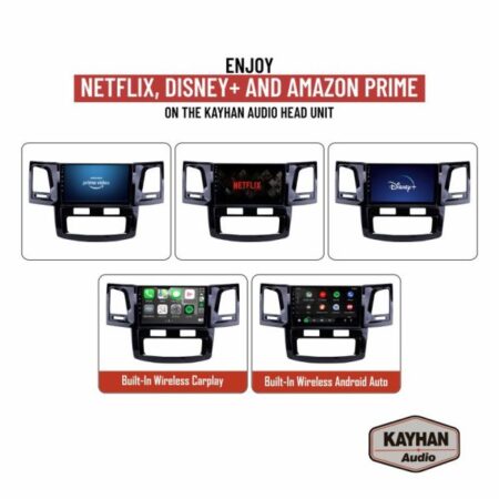 Car Stereo with SatNav for TOYOTA Hilux Digital A/C 2004 – 2015 | V6 | 9″ inch - Image 10